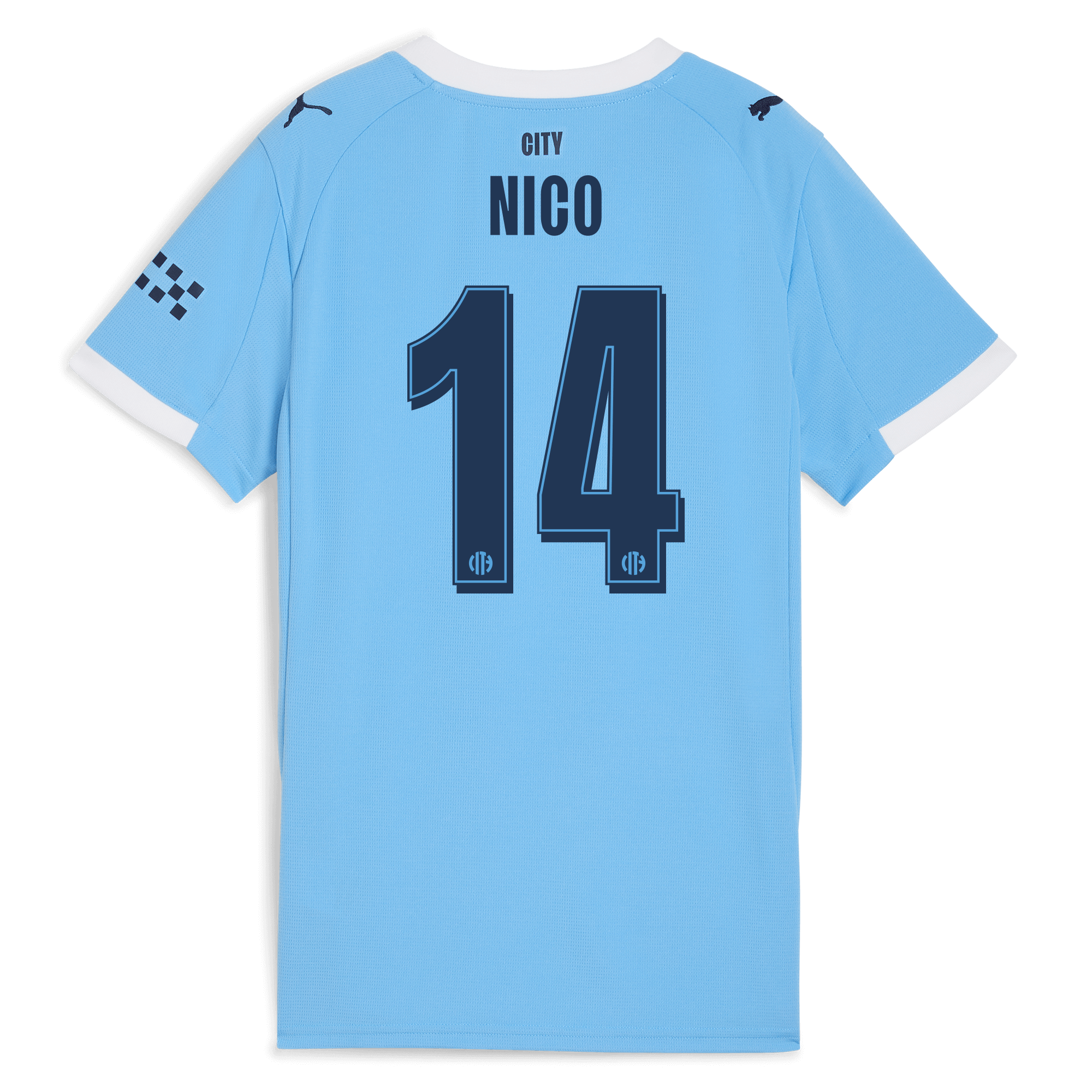 Manchester City womens manchester city man city home jersey 202526 with nico 14 printing Collection - ManchesterCitystore.com