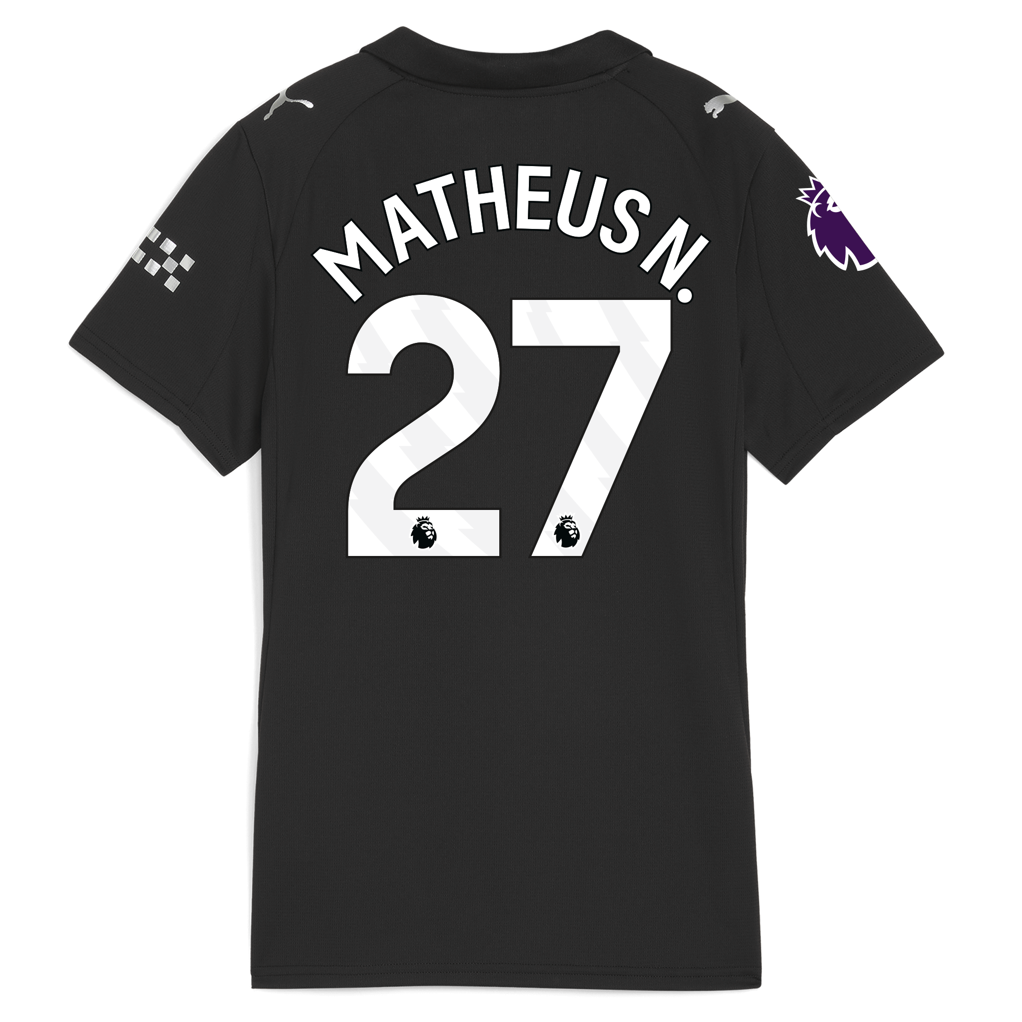 Manchester City womens manchester city premier league away jersey 202526 with matheus n. 27 printing Collection - ManchesterCitystore.com