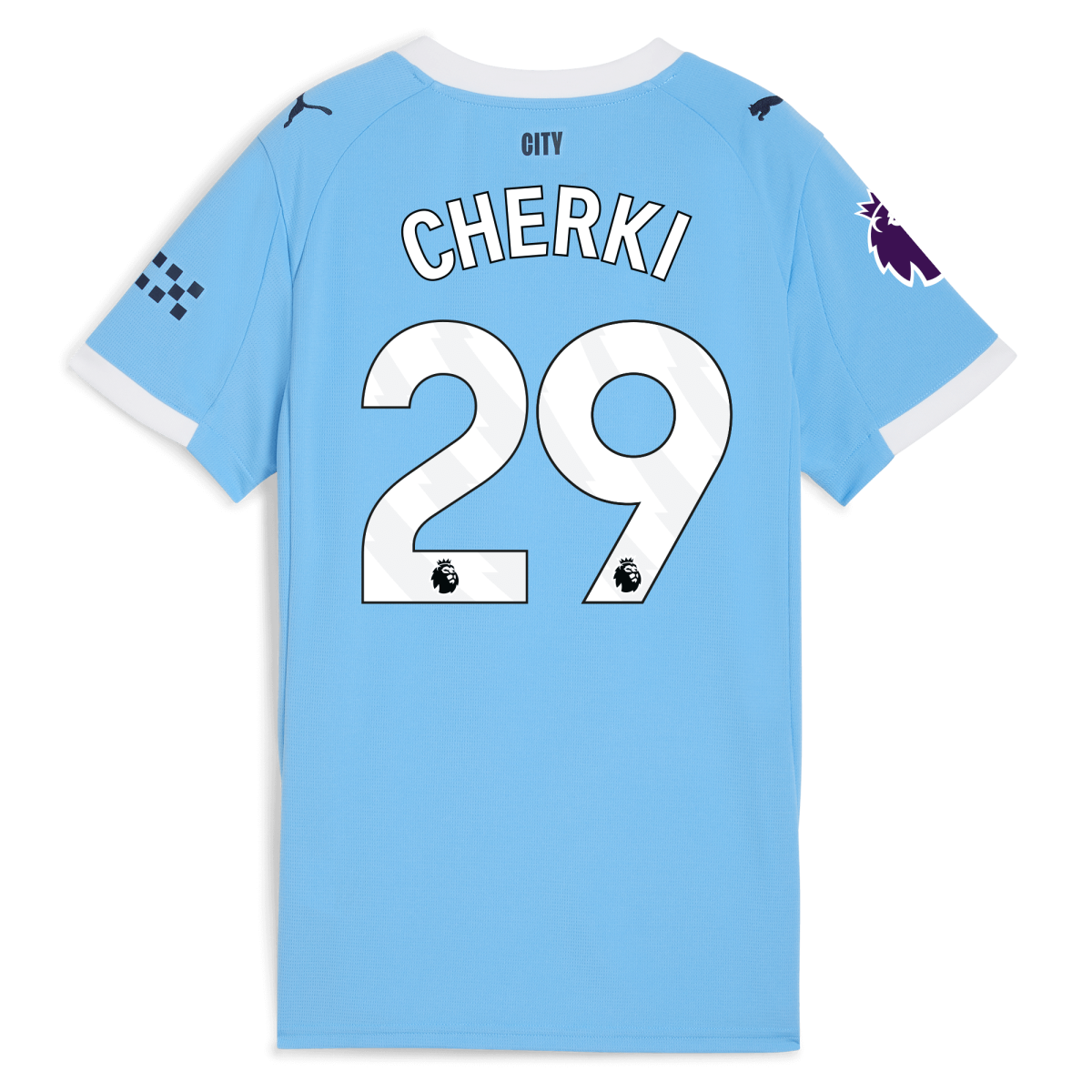Manchester City womens manchester city premier league home jersey 202526 with cherki 29 printing Collection - ManchesterCitystore.com
