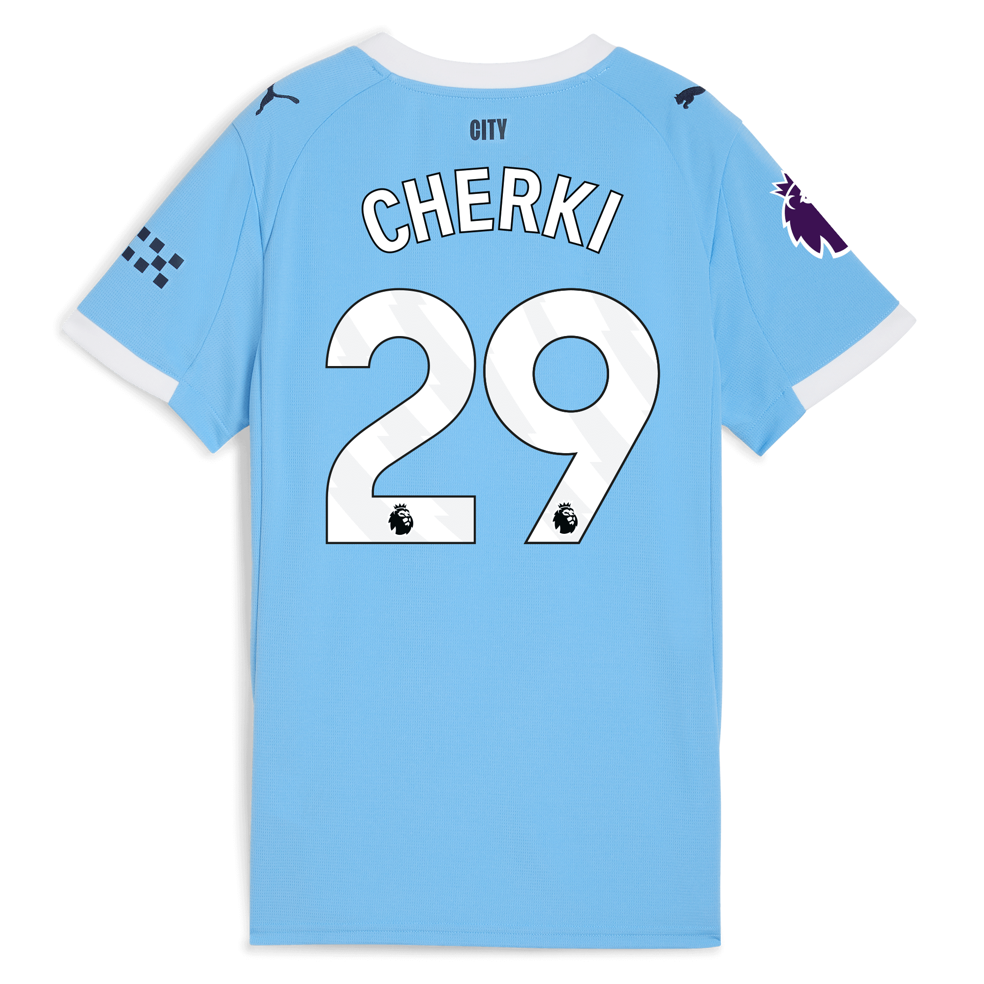 Manchester City womens manchester city premier league home jersey 202526 with cherki 29 printing Collection - ManchesterCitystore.com