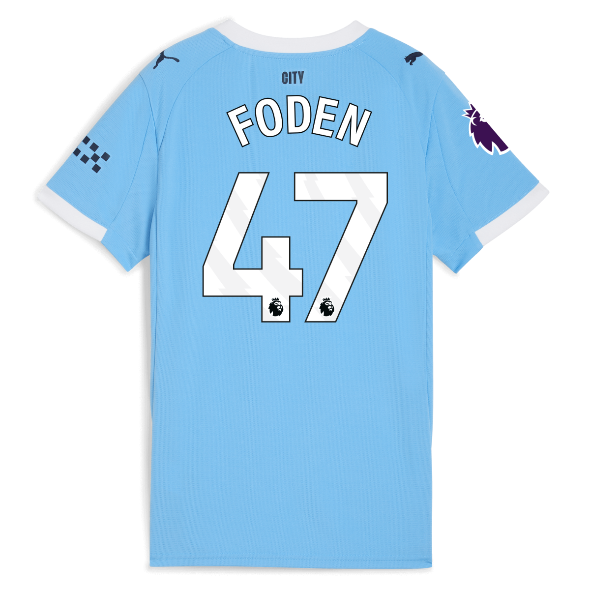Manchester City womens manchester city premier league home jersey 202526 with foden 47 printing Collection - ManchesterCitystore.com