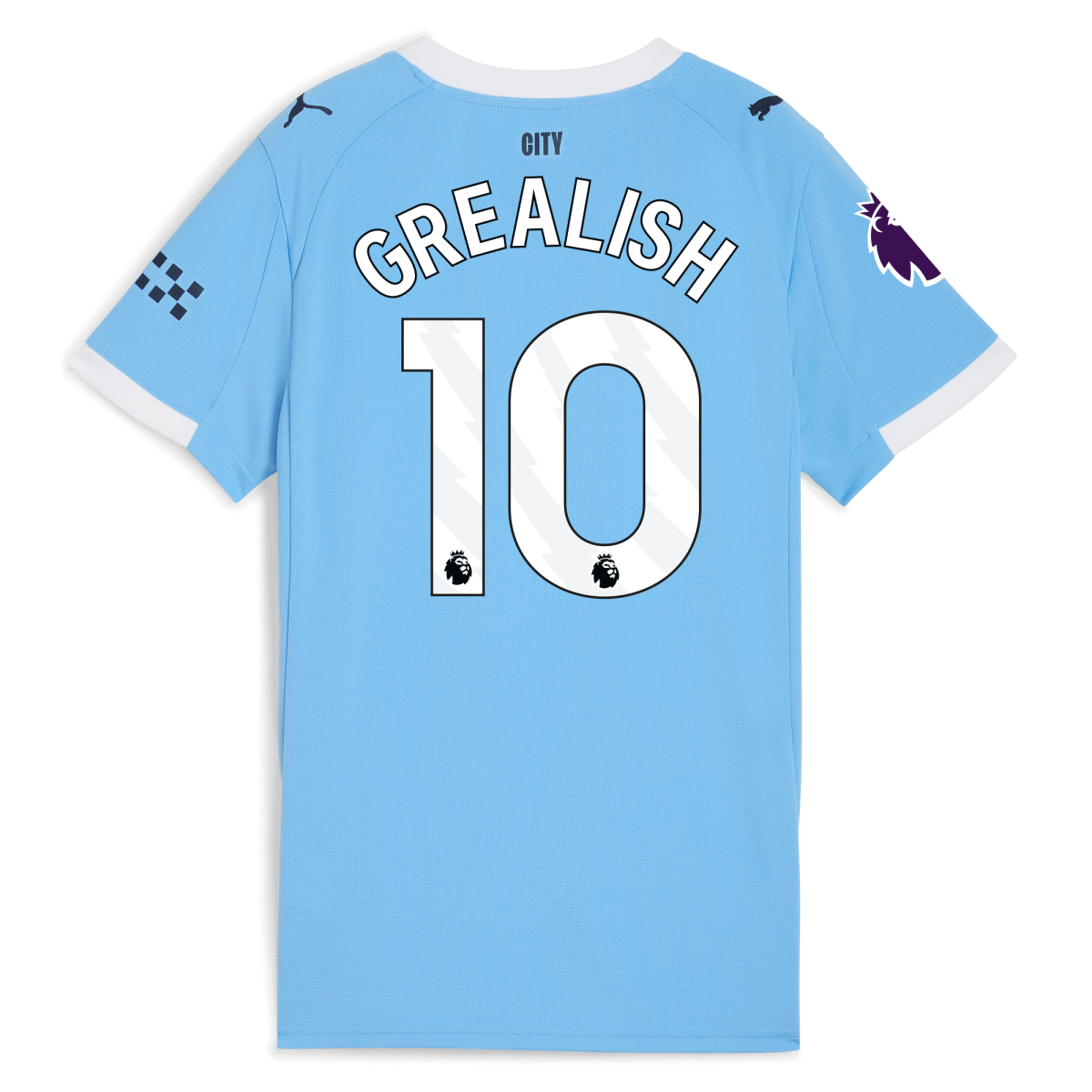 Manchester City womens manchester city premier league home jersey 202526 with grealish 10 printing Collection - ManchesterCitystore.com