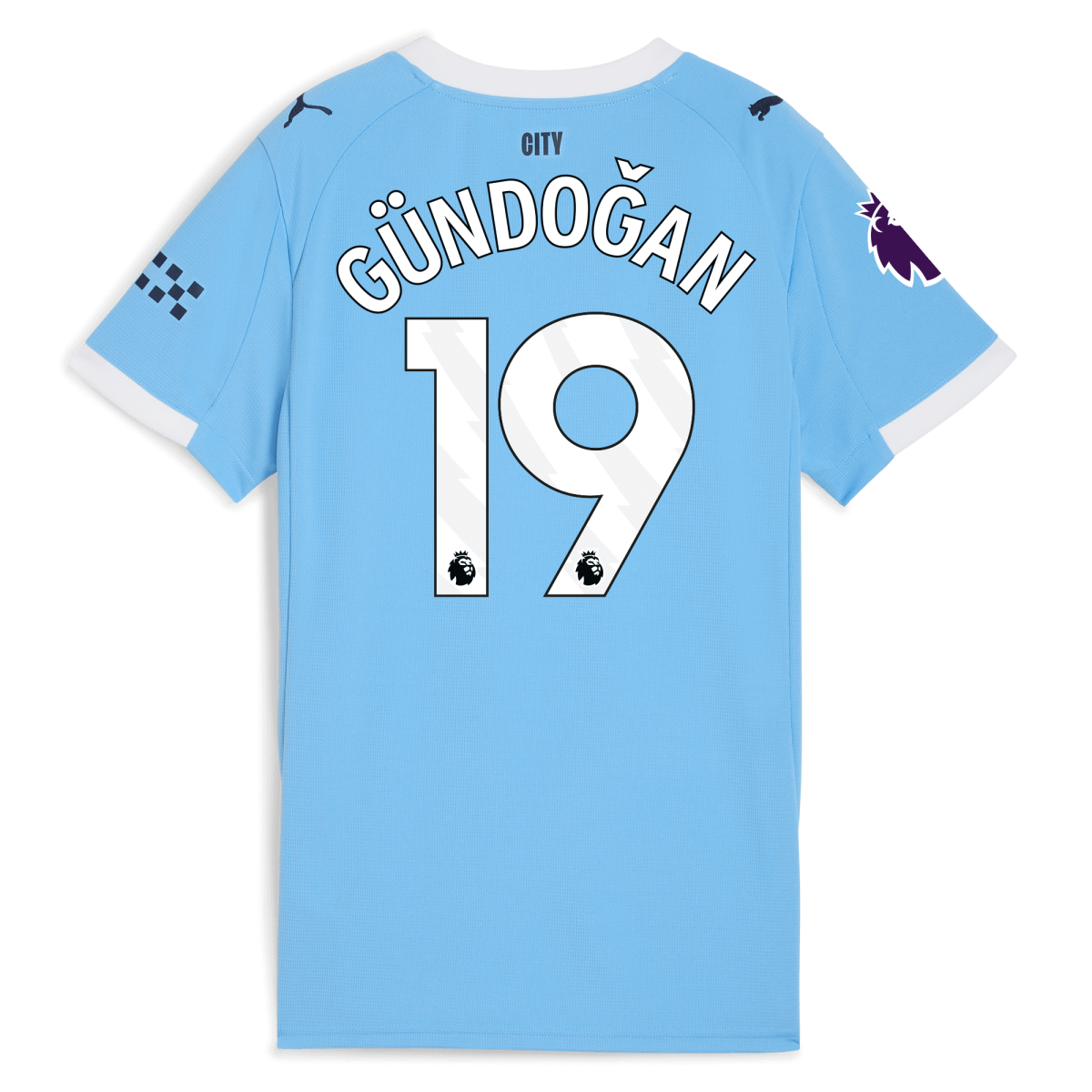 Manchester City womens manchester city premier league home jersey 202526 with gundogan 19 printing Collection - ManchesterCitystore.com