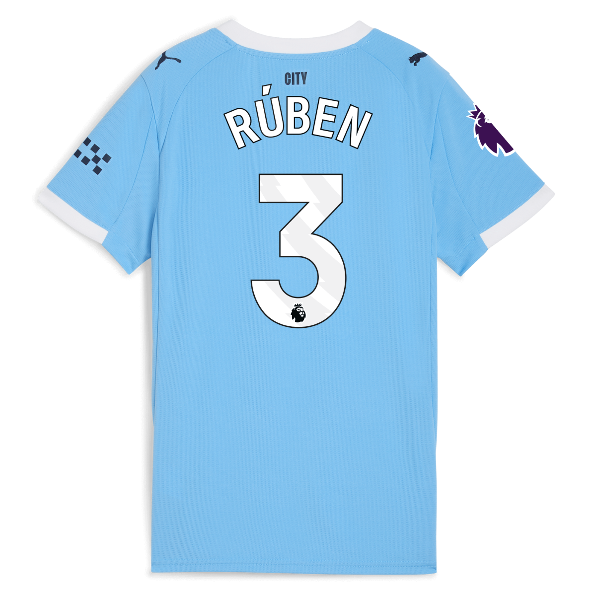 Manchester City womens manchester city premier league home jersey 202526 with ruben 3 printing Collection - ManchesterCitystore.com
