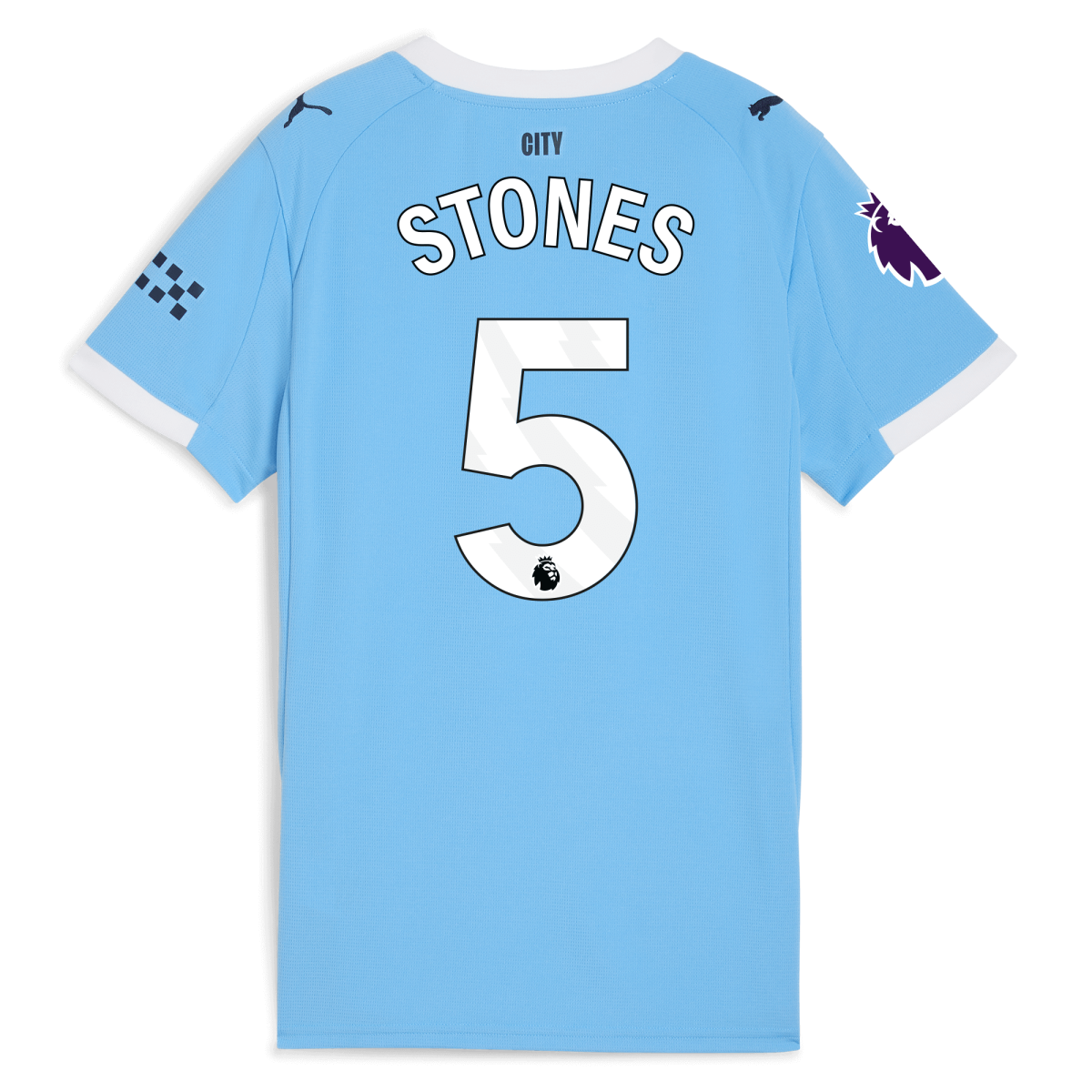 Manchester City womens manchester city premier league home jersey 202526 with stones 5 printing Collection - ManchesterCitystore.com